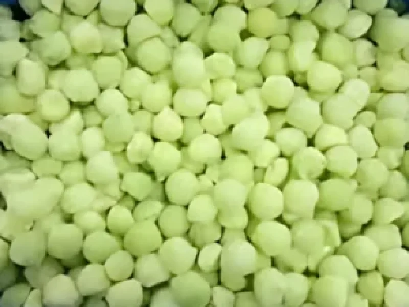 Musk melon balls green