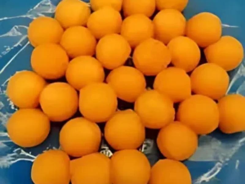 Musk melon balls red