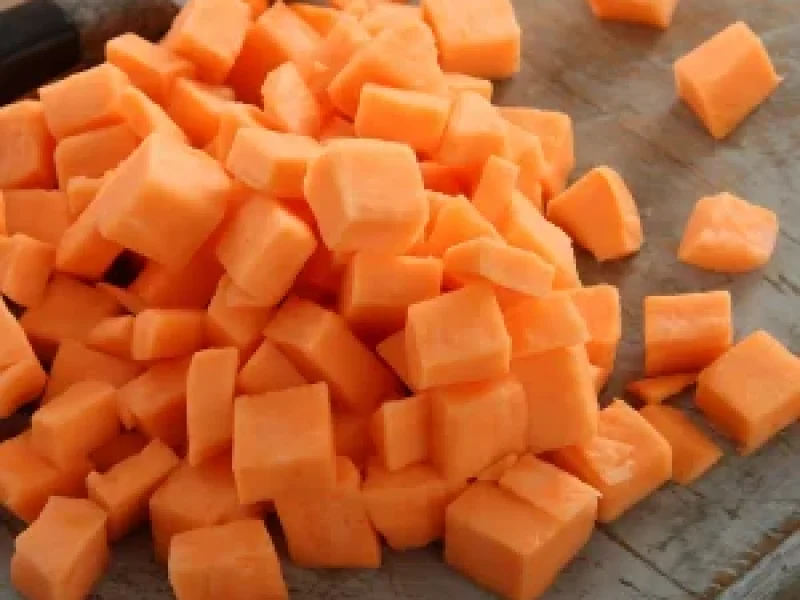 diced carrots